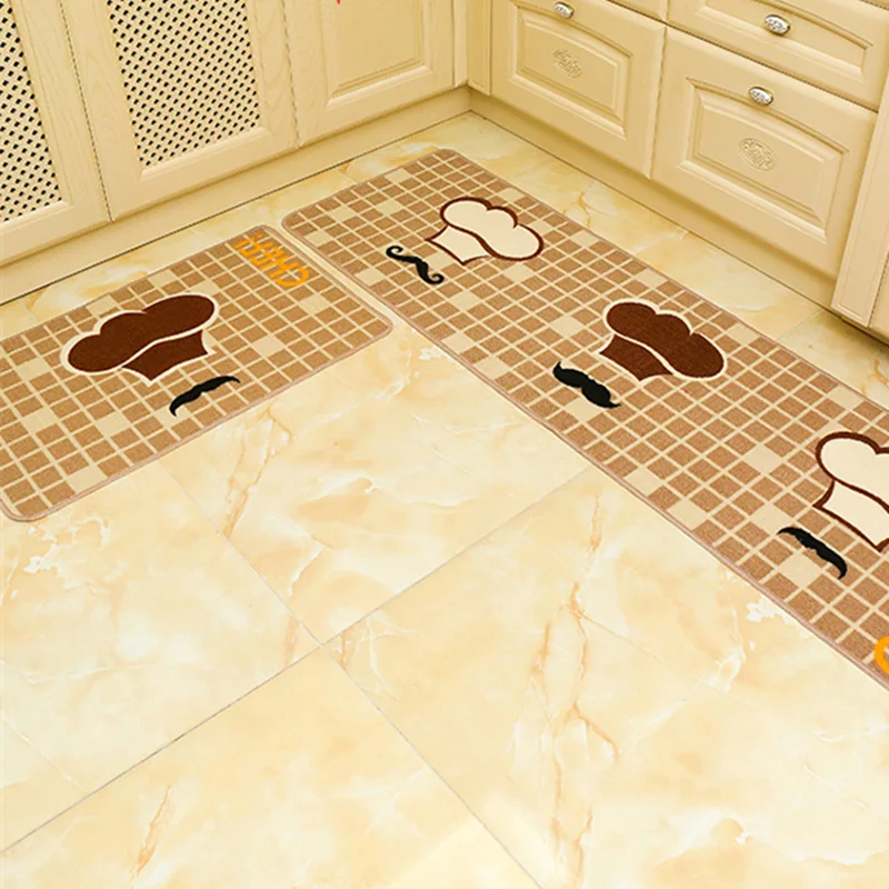 2 pcs/set Rugs For Kitchen Water Absorption Long Soft Carpet 10 Colors Tapis Toilette Anti Slip Mat Bathroom Cosas De Cocina | Дом и сад