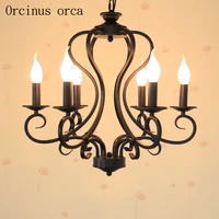 american minimalist candle chandelier creative garden lighting fixtures living room dining bedroom lamp new free shipping