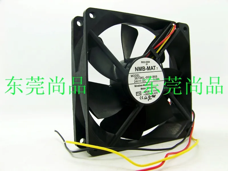 Для NMB 3610KL 05W B69 9225 DC24V 0.26A блок питания охлаждающий вентилятор|powered cooling|cooling fanfan cooling