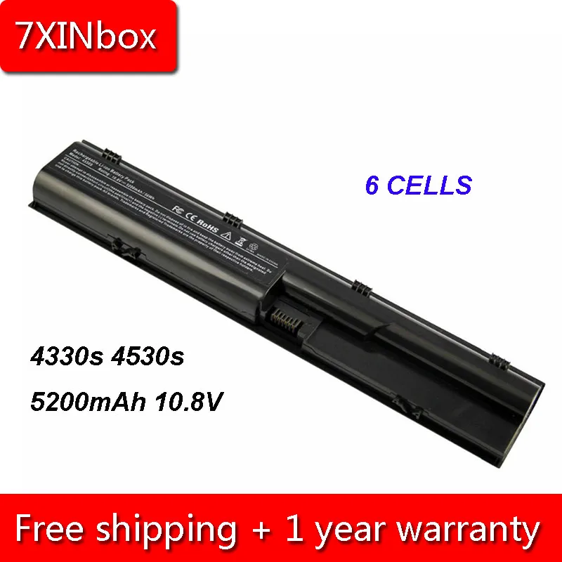 Аккумулятор для ноутбука HP Probook 4330s 4430s 4530s 4545s 4740s 633805 s 001 5200 мАч 7