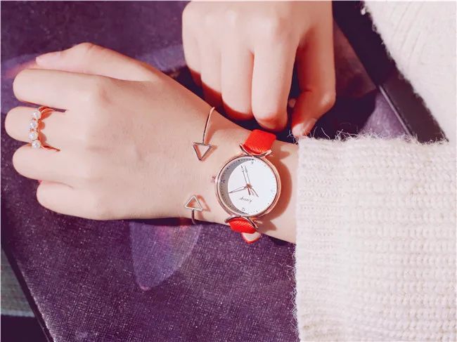 Montre Femme простой модный дизайн женские кварцевые часы женские кожаные Наручные часы качественные повседневные женские часы Zegarek Damski