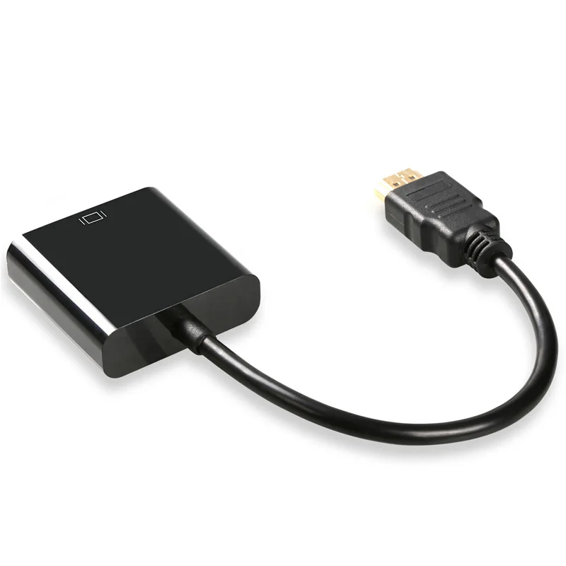 HDMI в VGA адаптер цифро-аналоговый видео конвертер кабель 1080p HD ТВ для ПК ноутбук
