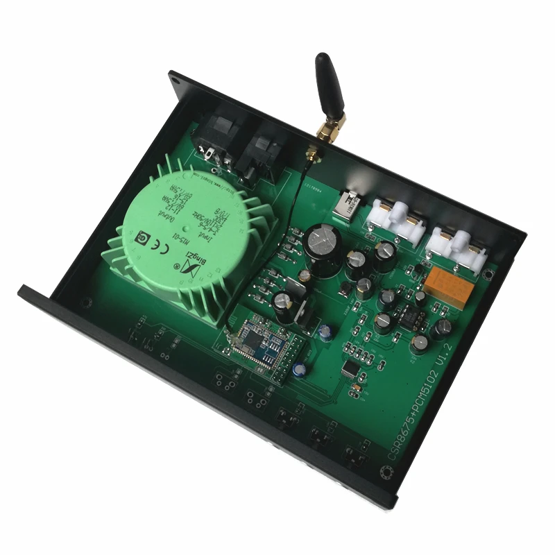 CSR8675 Bluetooth 5,0 приемник aptx hd беспроводной аудио адаптер для усилителя PCM5102 цап поддержка аналогового сигнала