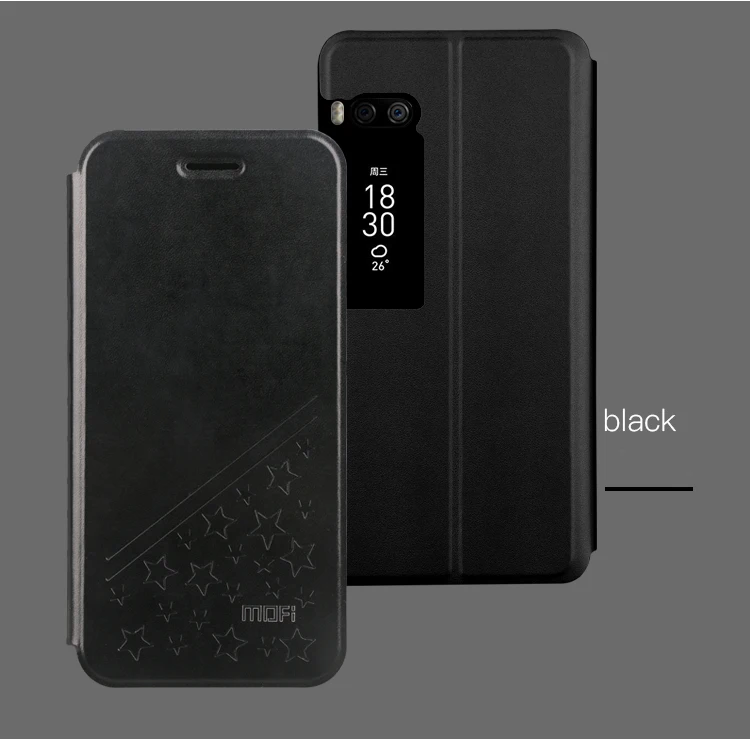 Чехол Mofi для Meizu pro 7, Роскошный кожаный флип-чехол с подставкой, Стильный чехол-книжка для Meizu pro 7 plus, чехол