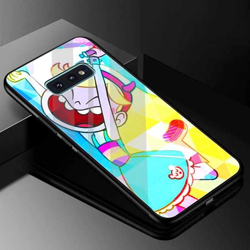 Gerleek стекло ТПУ Звезда против силы зла чехол для Samsung S7 Edge S9 S8 Plus Note 8 9