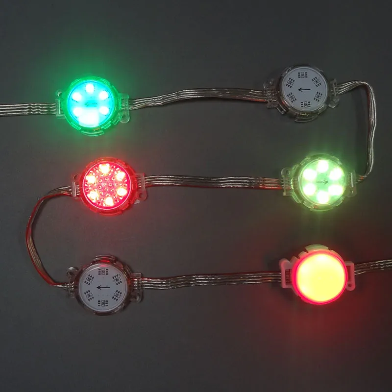DC24V 5050 SMD RGB 6 светодиодный S диаметр 40 мм SM16703 модуль полноцветный цифровой