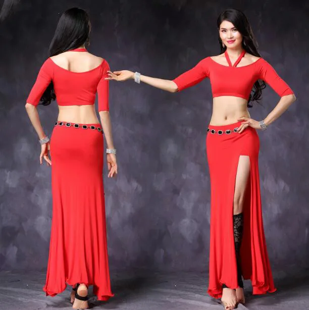 Женская одежда для танца живота 4 цвета размеры M L XL 1019 + 3011|belly dance top|belly costumesbelly costume