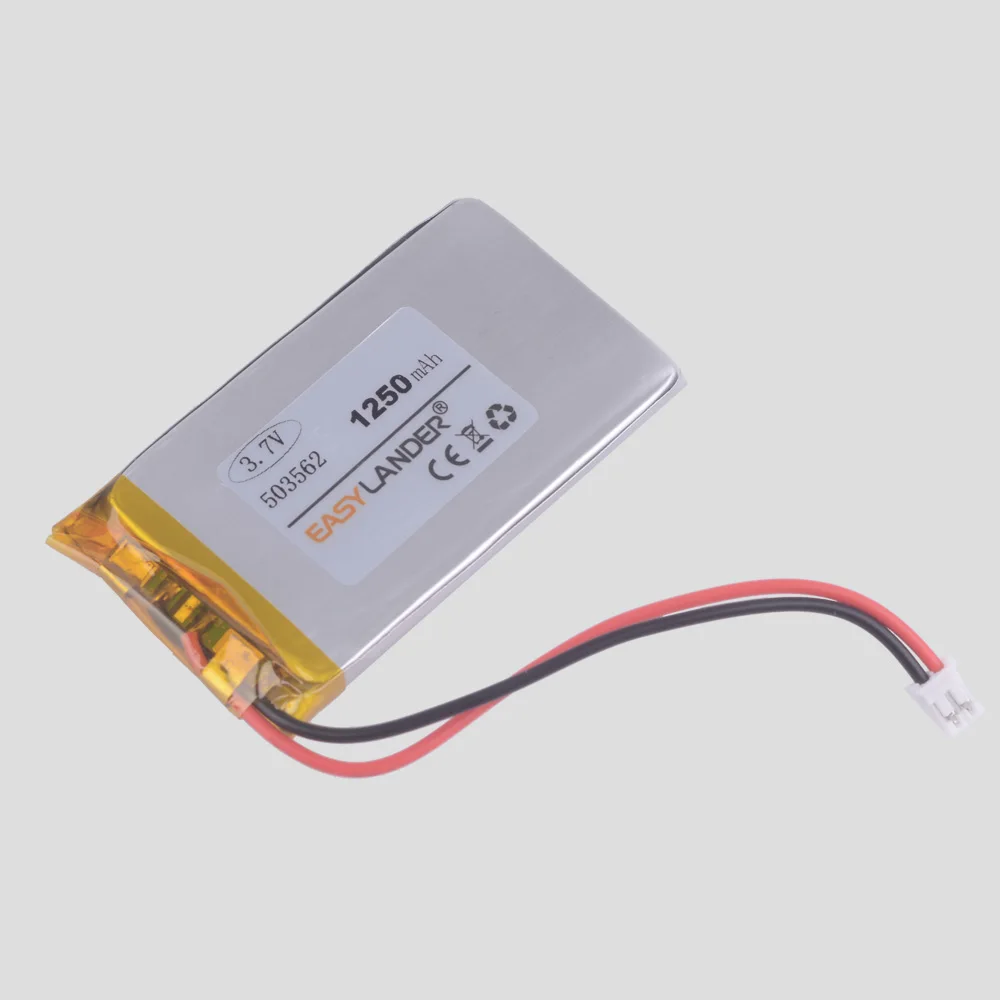3 7 V 1250mAh lipo полимерная литиевая аккумуляторная батарея Лев для GPS PS4 станция DVD