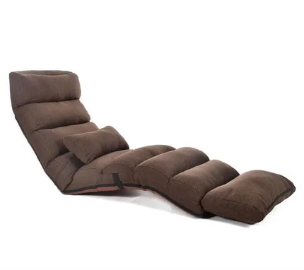 Coffee color Новое поступление, японское кресло для отдыха, современное складное кресло, напольное кресло, регулируемое кресло для отдыха, мебель для гостиной, Современная - Цвет: Coffee color