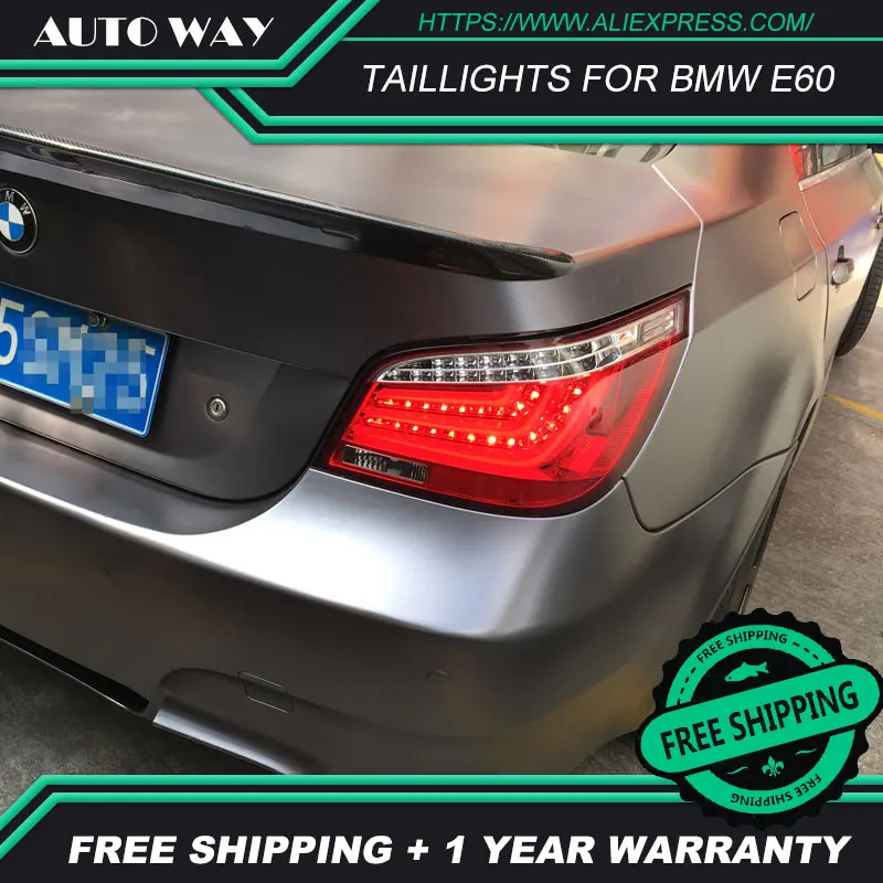 Автомобильный Стайлинг E60 задний фонарь чехол для BMW 520 525 528 530 540 2004 светодиодный