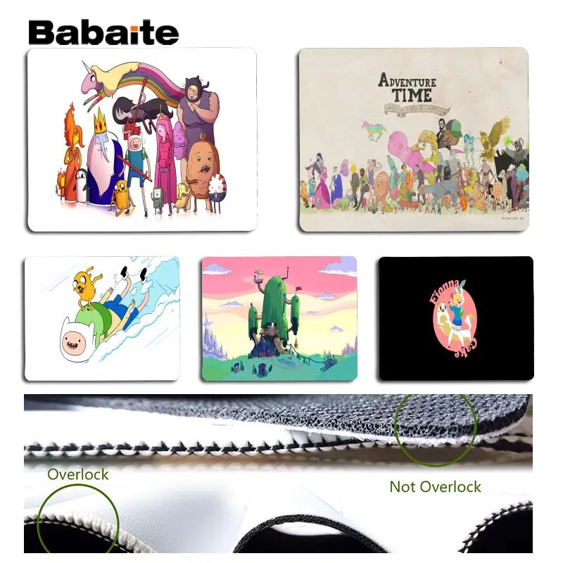 Babaite My Favorite Adventure Time красивый коврик для мышки в стиле аниме размер 18x22 см 25x29
