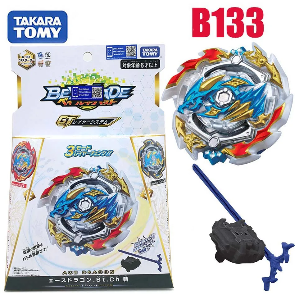 Takara Tomy bayblade burst b133 Сен император Дракон три преобразования роторный взрывной