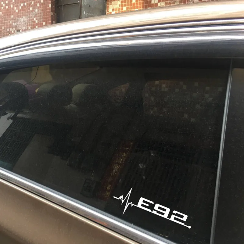 2 шт./лот M power performance E28 E30 E34 E36 E39 E46 E60 E61 E62 E90 E91 E92 логотип автомобиля наклейка на окна