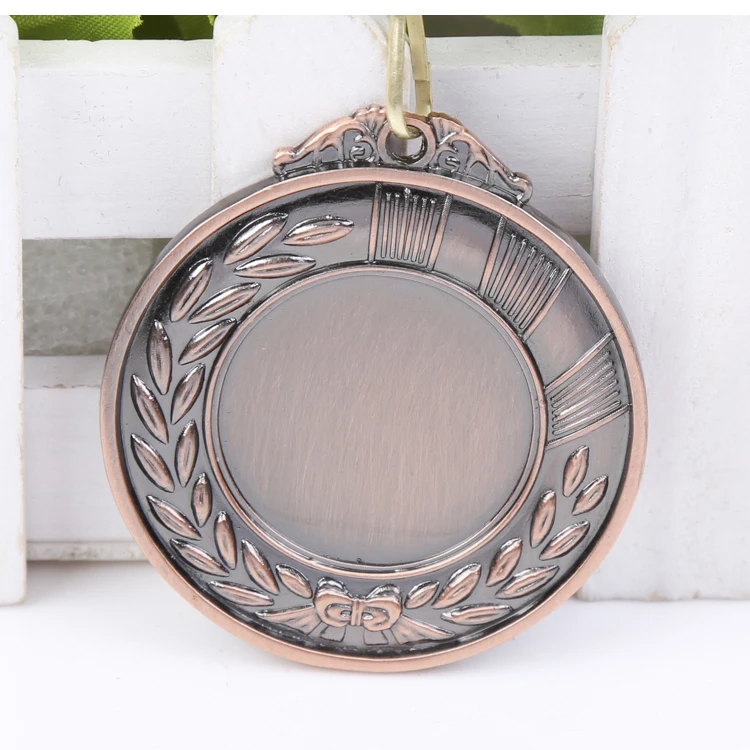 Пустая медаль ухо пшеницы золотое серебряное бронзовое движение способность