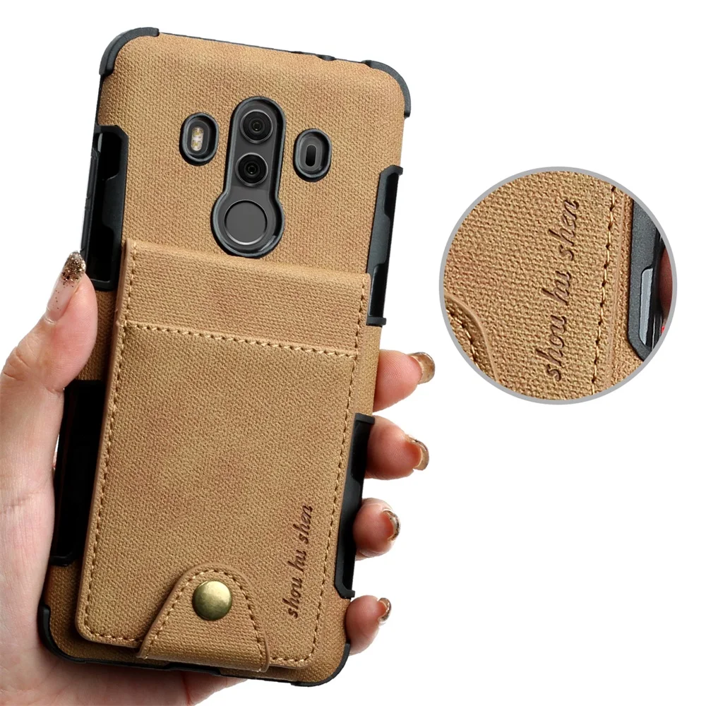 Чехол для Huawei Mate 10 Lite Pro Y3 тканевый кошелек с пряжкой чехол телефона P20 Nova 2i Honor 9i