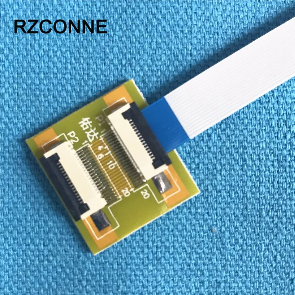 2 комплекта 15Pin FPC разъем 0 5 мм шаг адаптер с удлинителем плоский кабель FFC удлинить