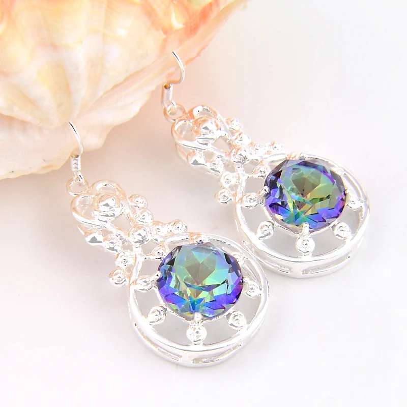 Топ ювелирные изделия посеребренный хрустальные серьги простые украшения