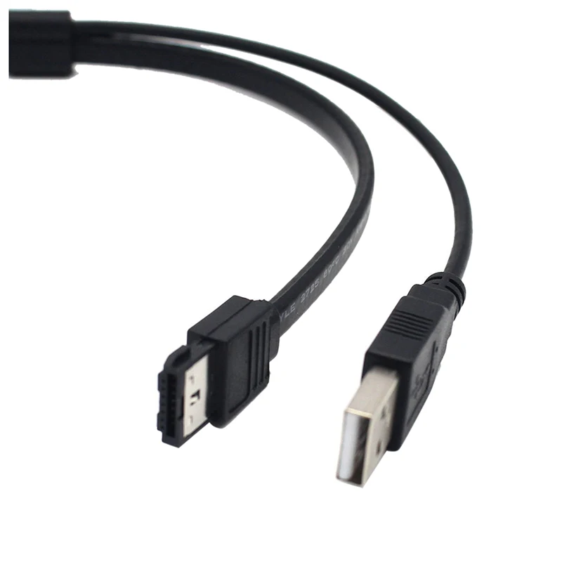 2 5-дюймовый жесткий диск SATA 22Pin к eSATA Дата-кабель с питанием от USB адаптер для