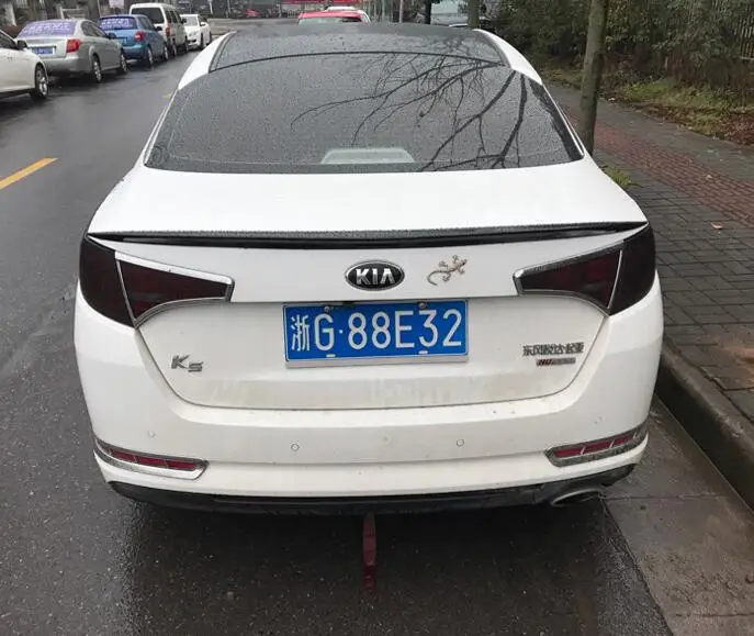 ABS краска заднего крыла багажника спойлер для KIA K5 Optima 2011 2012 2013 EMS|Спойлеры и