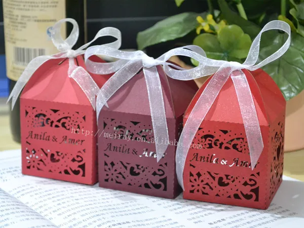 Свадебные сувениры Подарочные коробки 2015 Свадебная идея конфетная коробка