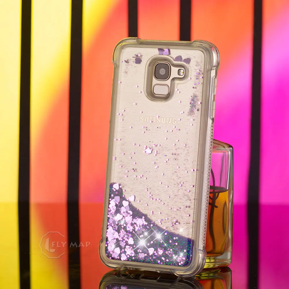 Quicksand Cover for Samsung Galaxy J6 2018 J600 Dynamic Liquid Phone Case SM J600FN J600F/DS SM-J600F/DS 6 j J62018 |
