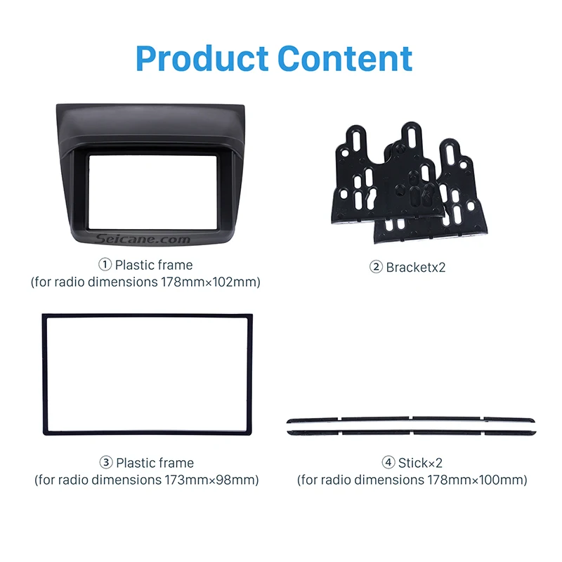 Автомобильный радиоприемник Seicane с потрясающим дизайном 2 Din для 2010 Mitsubishi Pajero Sport
