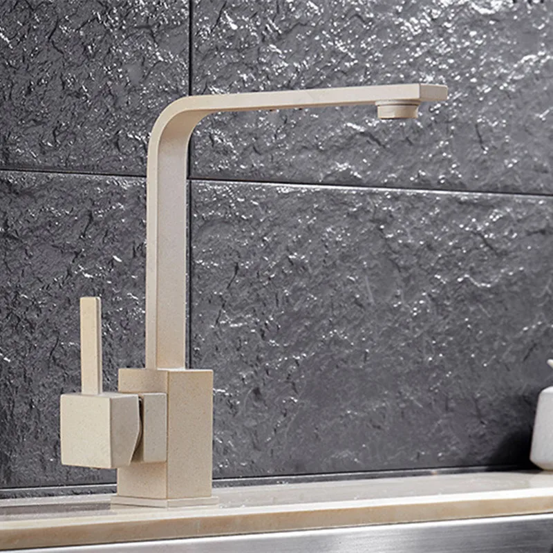 Бесплатная доставка роскошный цветной кухонный кран для раковины с