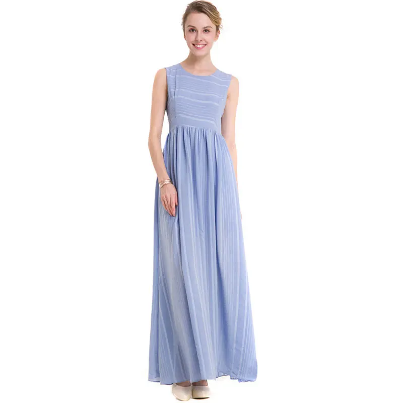 Для женщин Новинка 2017 года о образным вырезом Лето рукавов Тонкий платье в