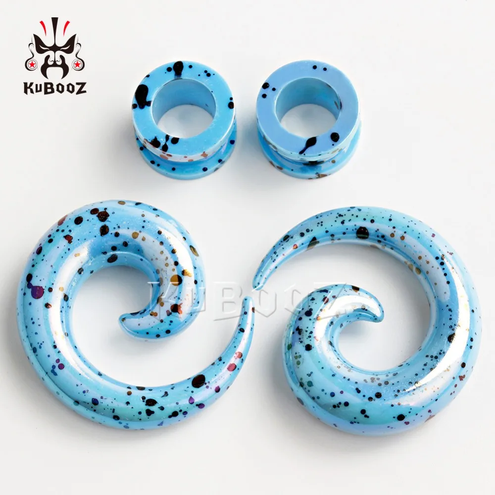 2018 acrylic ear plugs spircel tunnels body jewelry expander earrings matched gauges stretchers pair selling. | Украшения и