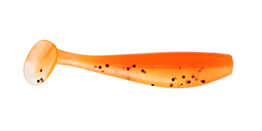 02 orange Balleo 10 шт./лот, Мягкая приманка 1,2 г/5 см, резиновая приманка для рыбалки Shad Swimbaits, силиконовая приманка, Мягкая приманка, приманка для окуня, щуки - Цвет: 02 orange