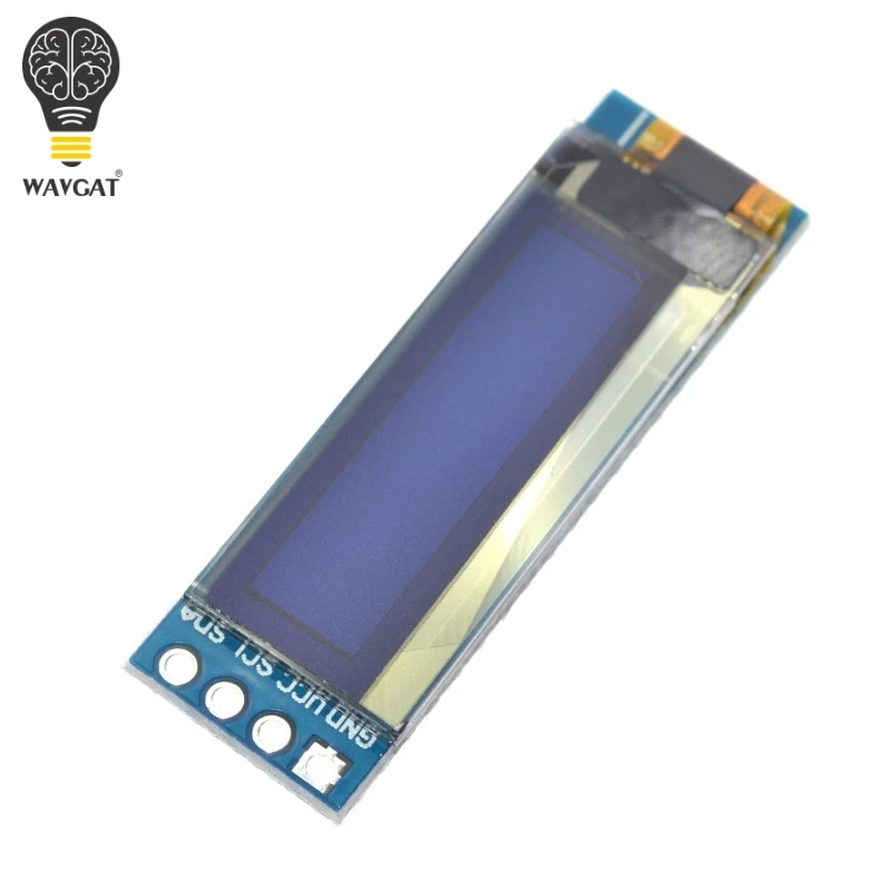 WAVGAT 0 91 дюймов O светодиодный модуль &quotСиний 128X32 ЖК дисплей Дисплей 91&quot IIC