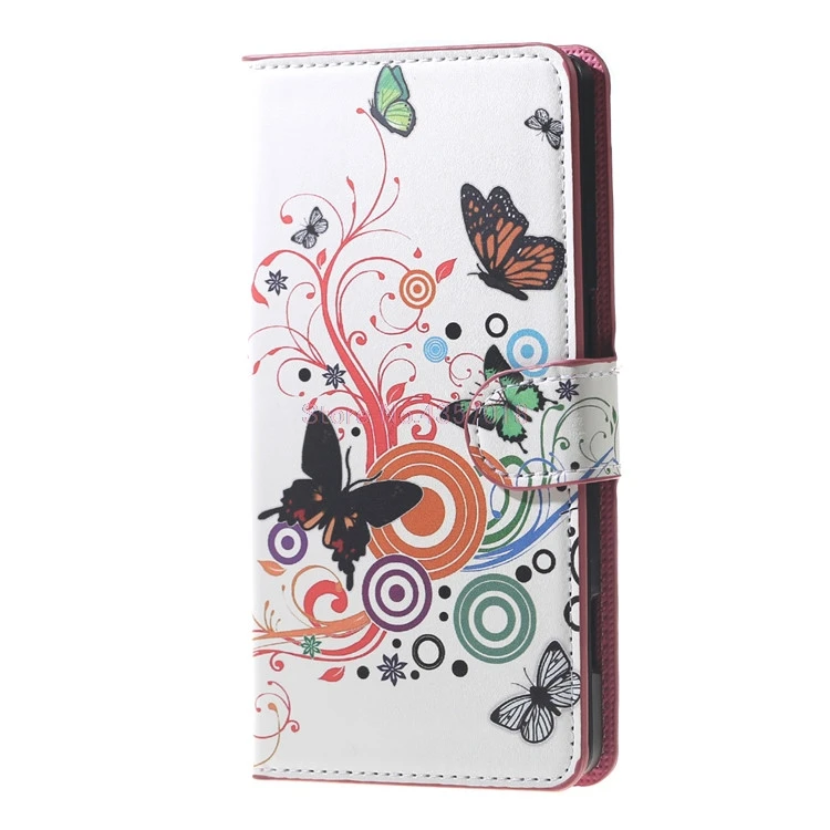 Чехол-книжка с откидной крышкой для HUAWEI Y6, 16 ГБ, 5,7 дюйма, ПУ Чехлы для HUAWEI Y6 Prime Y6Prime(), ATU-L31 Чехлы, кошелек, полный корпус - Цвет: Sky Butterfly