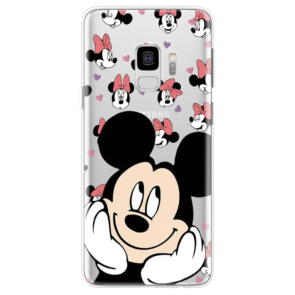 Милый прозрачный чехол из ТПУ с рисунком для samsung Galaxy S6 S7 Edge S8 S9 S10 Lite Plus S10e чехол для samsung Galaxy S10 Plus чехол