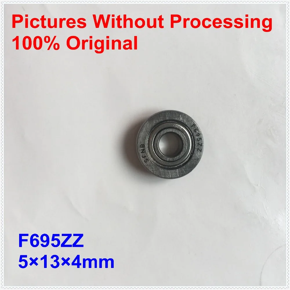 F695ZZ фланец подшипника 10 шт. ABEC 3 5x13x4 мм Миниатюрный фланцевый подшипник F695 ZZ Z F619/ 5
