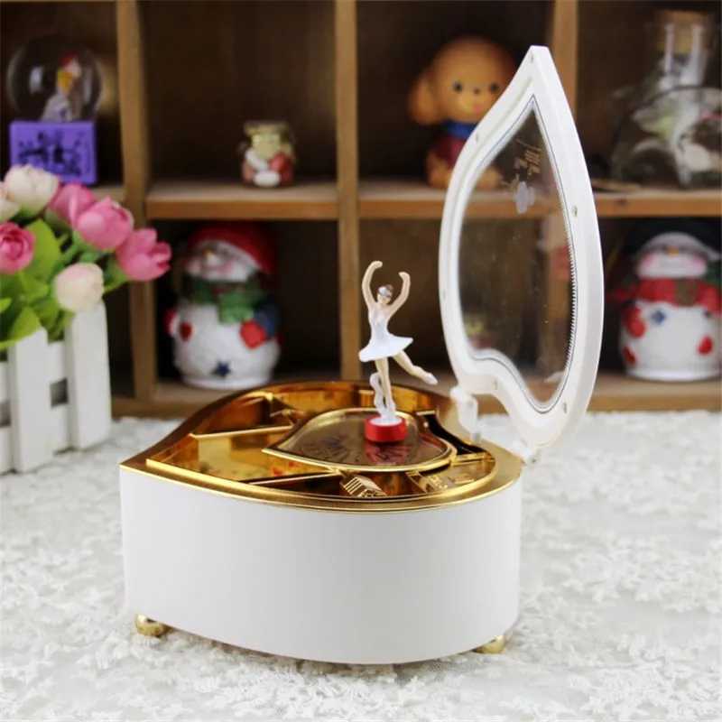 Музыкальная шкатулка для балерины Happy вращающаяся механическая музыкальная