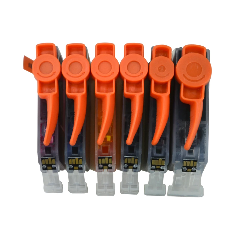 6 шт. PGI 725 725XL 725BK CLI 726 PGI725 PGI725XL PGI725BK чернильный картридж для Canon MG6170 MG6270 MG8170 MG8270|ink