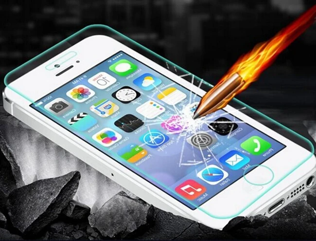 For Apple iPhone 5 5S Film Protection en Verre trempe ecran protecteur ultra resistant Glass Screen Protector pour i Phone 5s | Мобильные