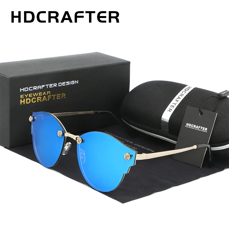 Очки солнцезащитные HDCRAFTER для мужчин и женщин роскошные брендовые дизайнерские