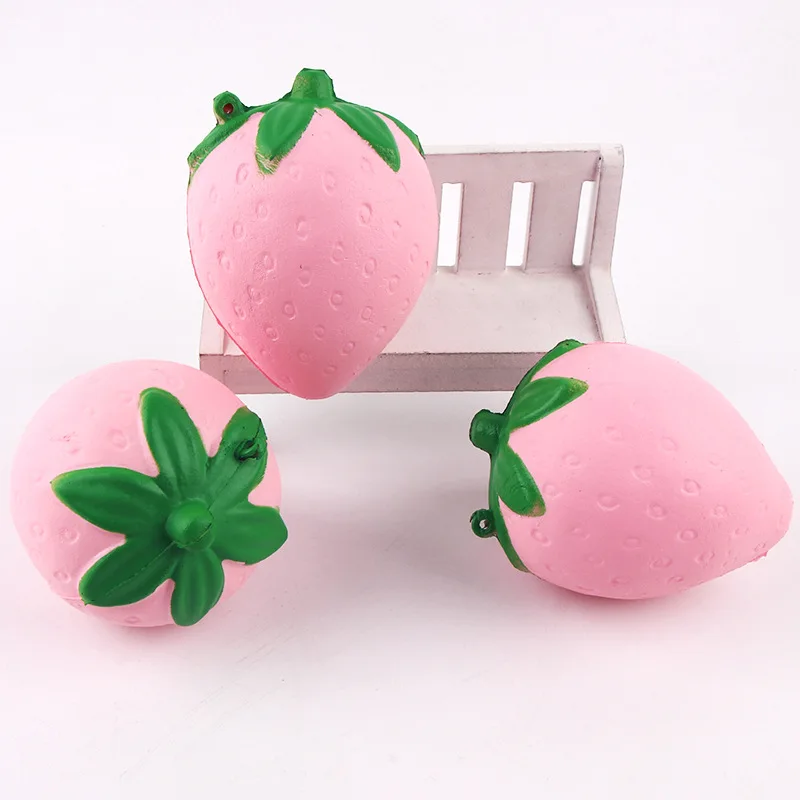 10 шт. Мягкий Клубника Телефон Ремни Kawaii Squishy Фрукты Оптовая | Мобильные телефоны и