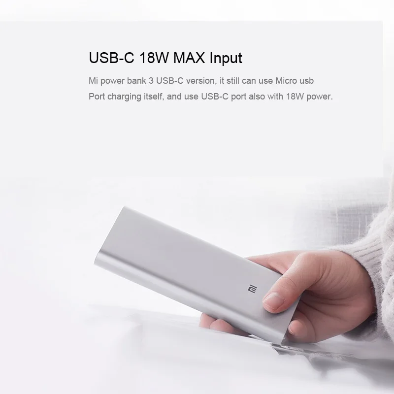 Xiaomi PD Power Bank 3 10000 мАч USB Type C QC3.0 Быстрая зарядка Mi Powerbank портативное зарядное