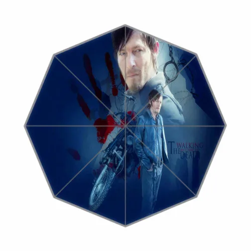 Модные Дизайн зонтик пользовательские Норман Марк ридус складной для человека и