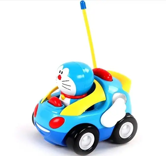 Для маленьких мальчиков девочек Doraemon электрические игрушки автомобиль