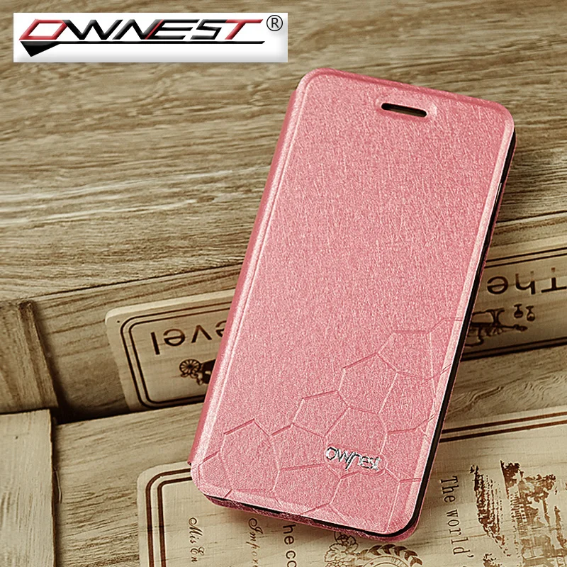 Золотой чехол OWNEST для huawei honor 8 P9 lite, Матовый кожаный чехол, черный флип-чехол, ультра тонкий силиконовый чехол