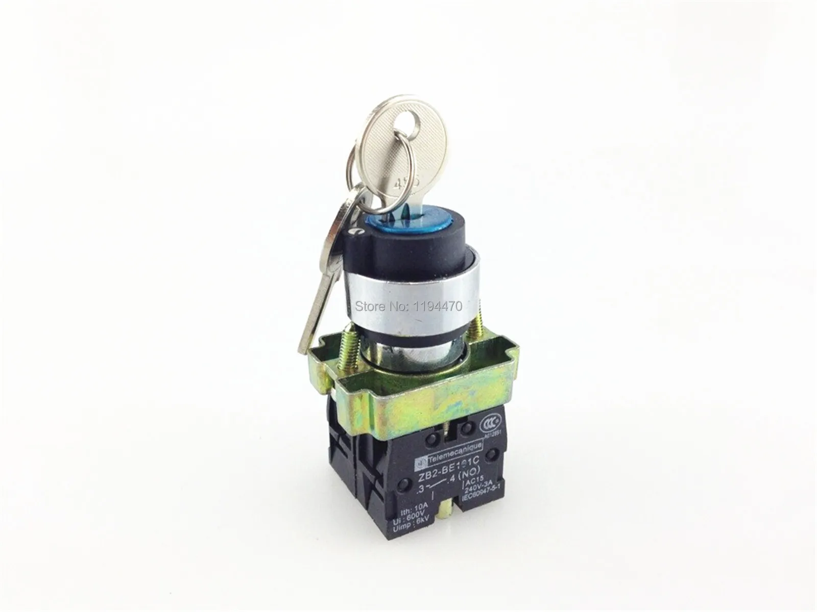 10 шт./лот XB2 BG73 XB2-BG73 3 положения 2 нормально не открывающийся 2N/O кнопочный