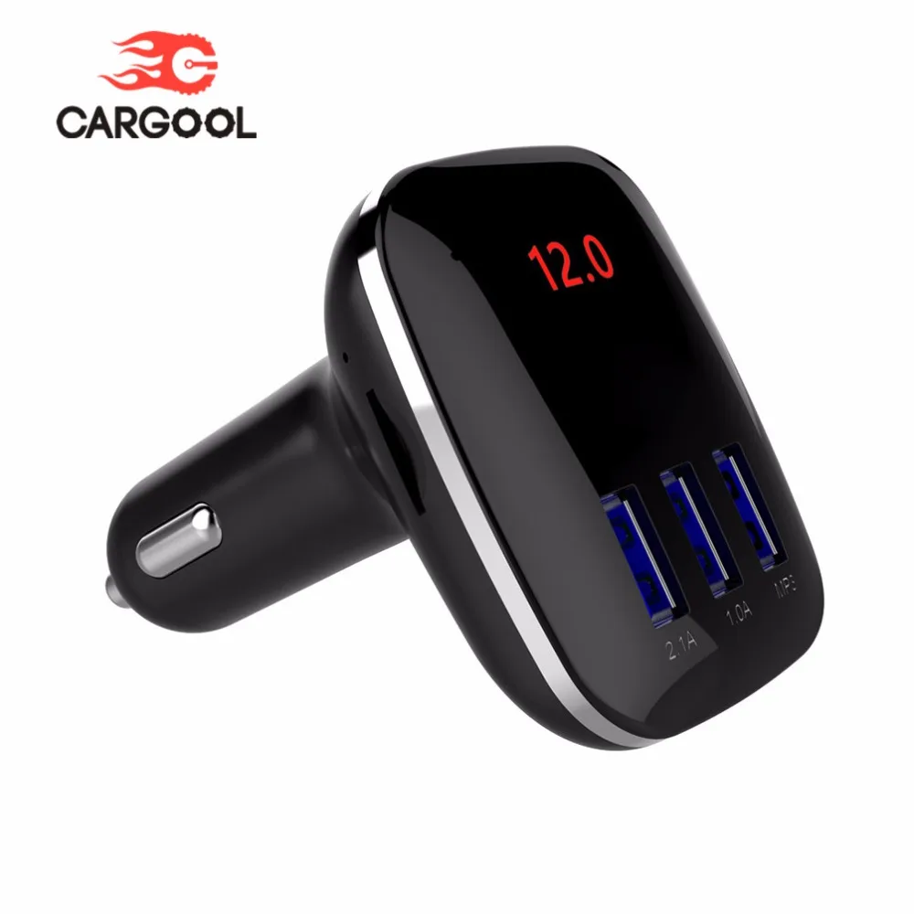 CARGOOL Bluetooth fm передатчик беспроводной адаптер для автомобильного радио Hands free АВТО