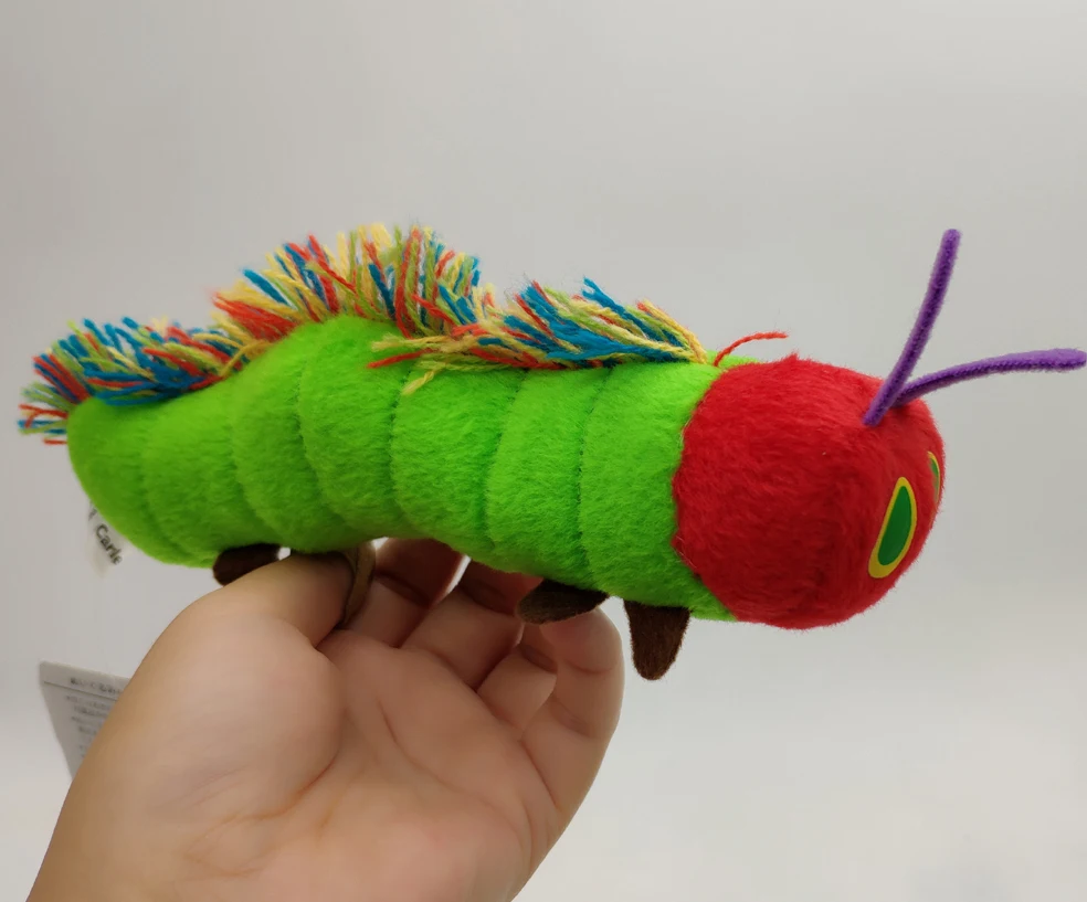 Аутентичный с 3 разными узорами Очень голодная гусеница Эрик Карл Sstuffed плюшевые