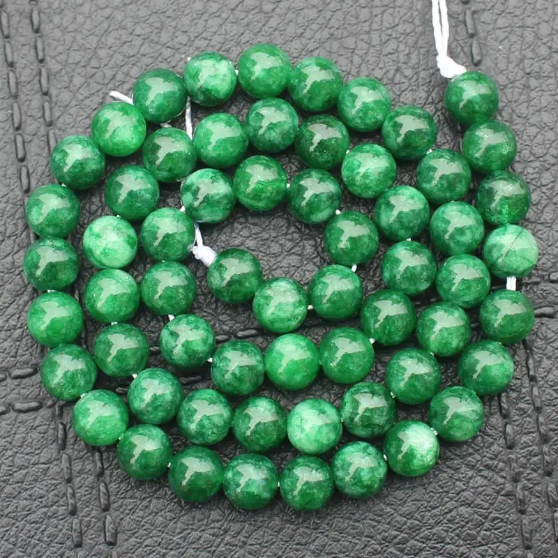 Натуральные Зеленые Изумрудные сухие зеленые/черно зеленые нефриты круглые