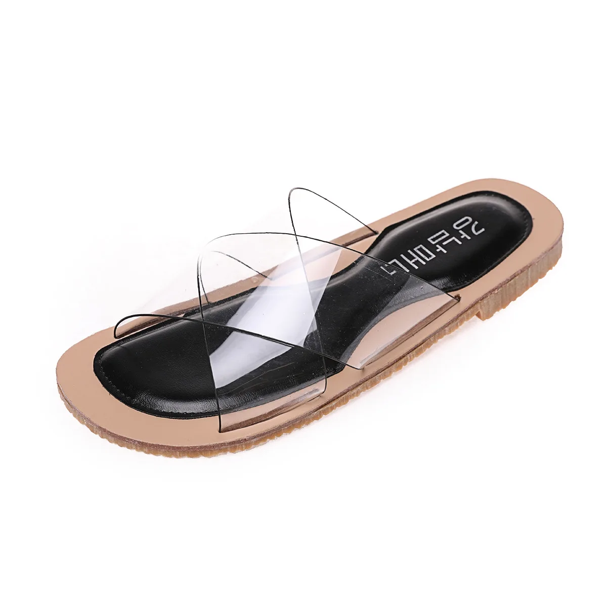 Босоножки с открытым носком для ношения на улице модные лаконичные элегантные