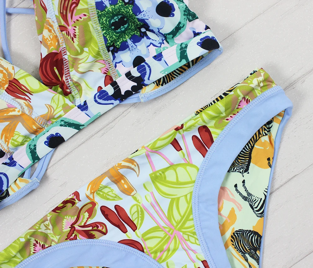 Floylyn женский купальник Бандаж бикини сексуальное привлекательное набор с