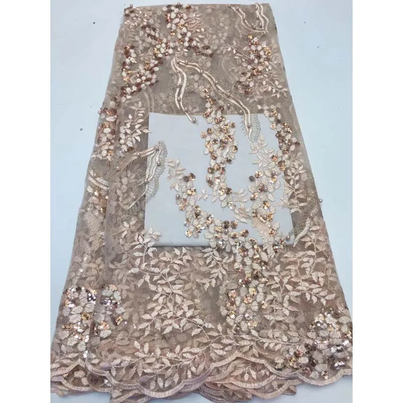 The latest African lace fabric embroidery French net tulle 0640 | Дом и сад